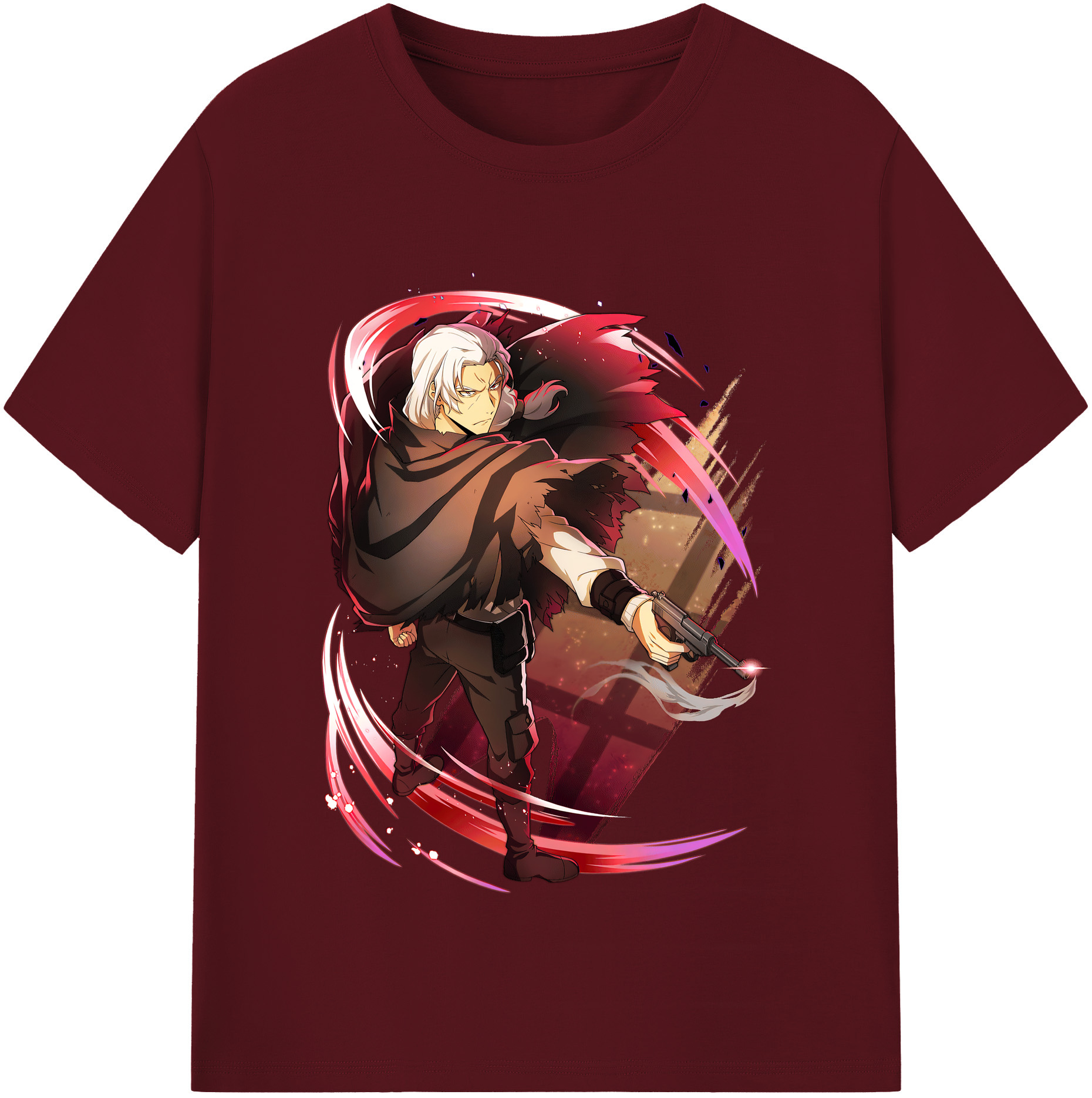 （画像用） 文豪ストレイドッグス Bungo Stray Dogs 綿100％半袖Tシャツ（フロントプリント）